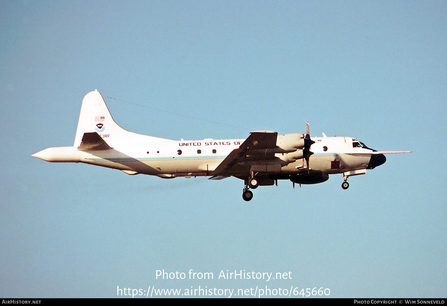 Aircraft Photo of N43RF | Lockheed WP-3D Orion | United States Department of Commerce | AirHistory.net #645660