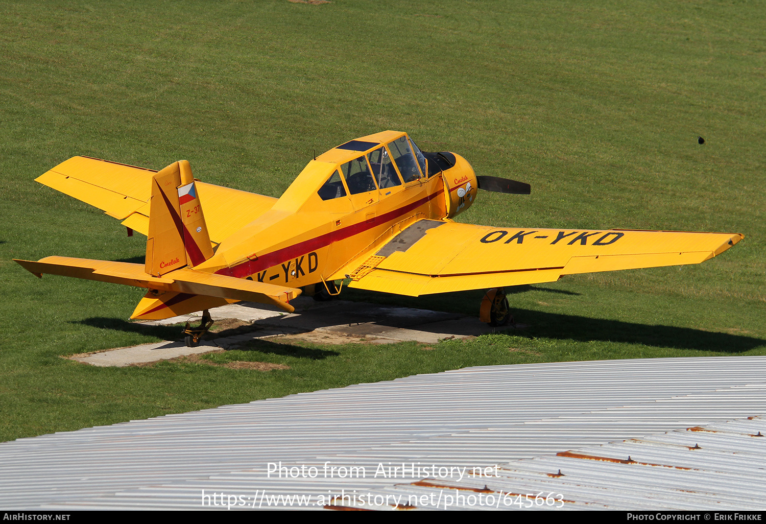 Aircraft Photo of OK-YKD | Zlin Z-37A-2 Cmelak | AirHistory.net #645663