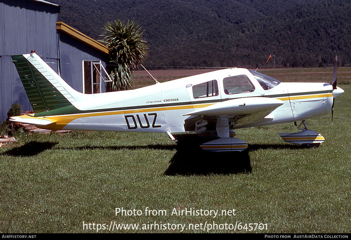 Aircraft Photo of ZK-DUZ / DUZ | Piper PA-28-140 Cherokee Cruiser | AirHistory.net #645701