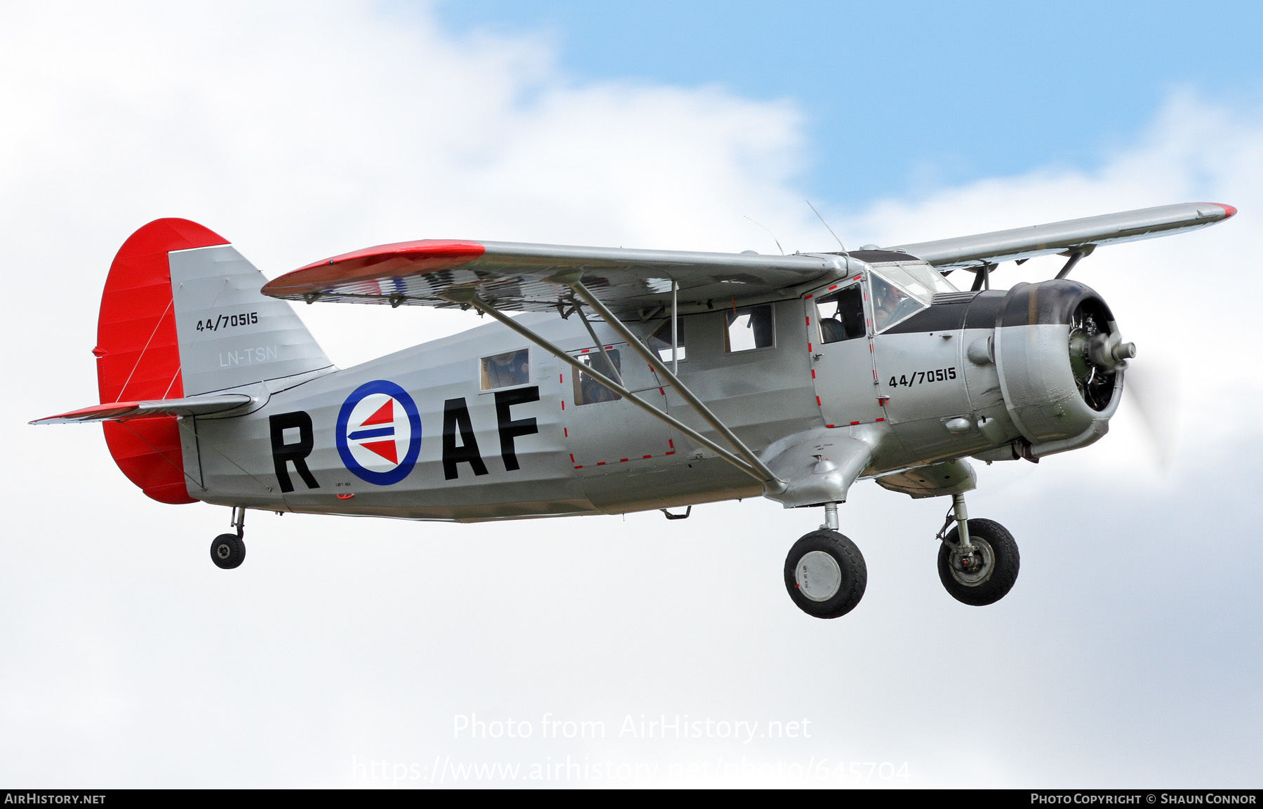 Aircraft Photo of LN-TSN / 44-70515 | Noorduyn UC-64A Norseman VI | Norway - Air Force | AirHistory.net #645704