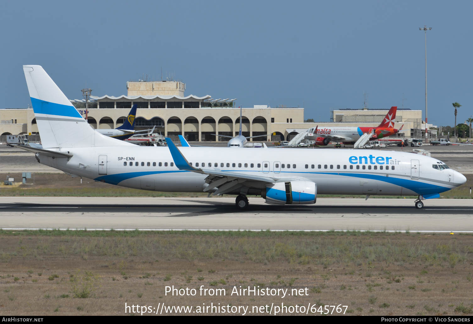 Aircraft Photo of SP-ENN | Boeing 737-8CX | Enter Air | AirHistory.net #645767