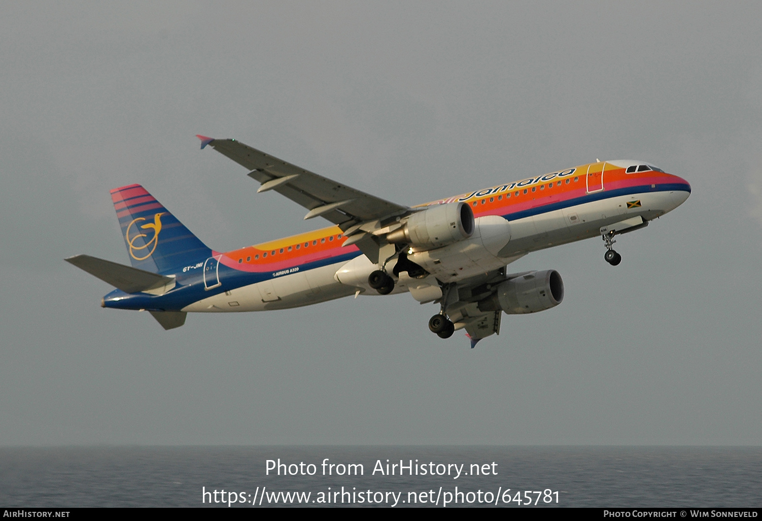 Aircraft Photo of 6Y-JMI | Airbus A320-214 | Air Jamaica | AirHistory.net #645781