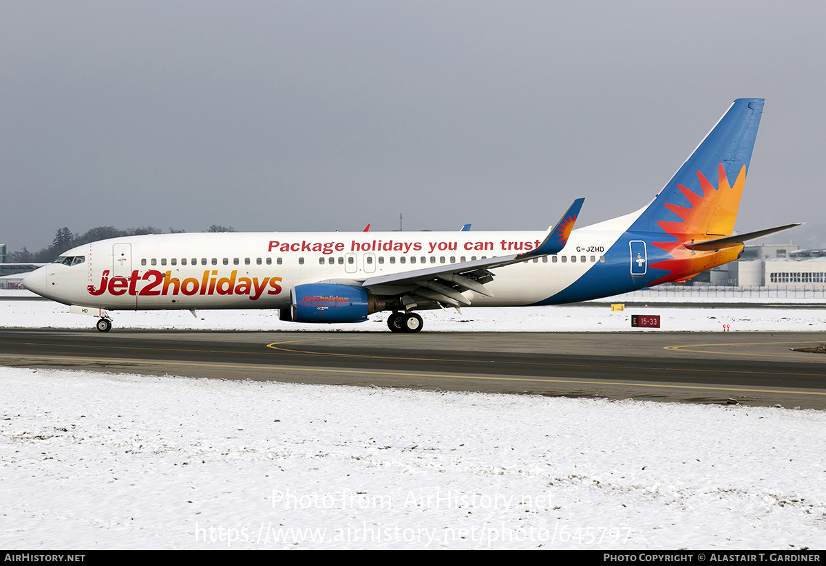 Aircraft Photo of G-JZHD | Boeing 737-808 | Jet2 Holidays | AirHistory.net #645797