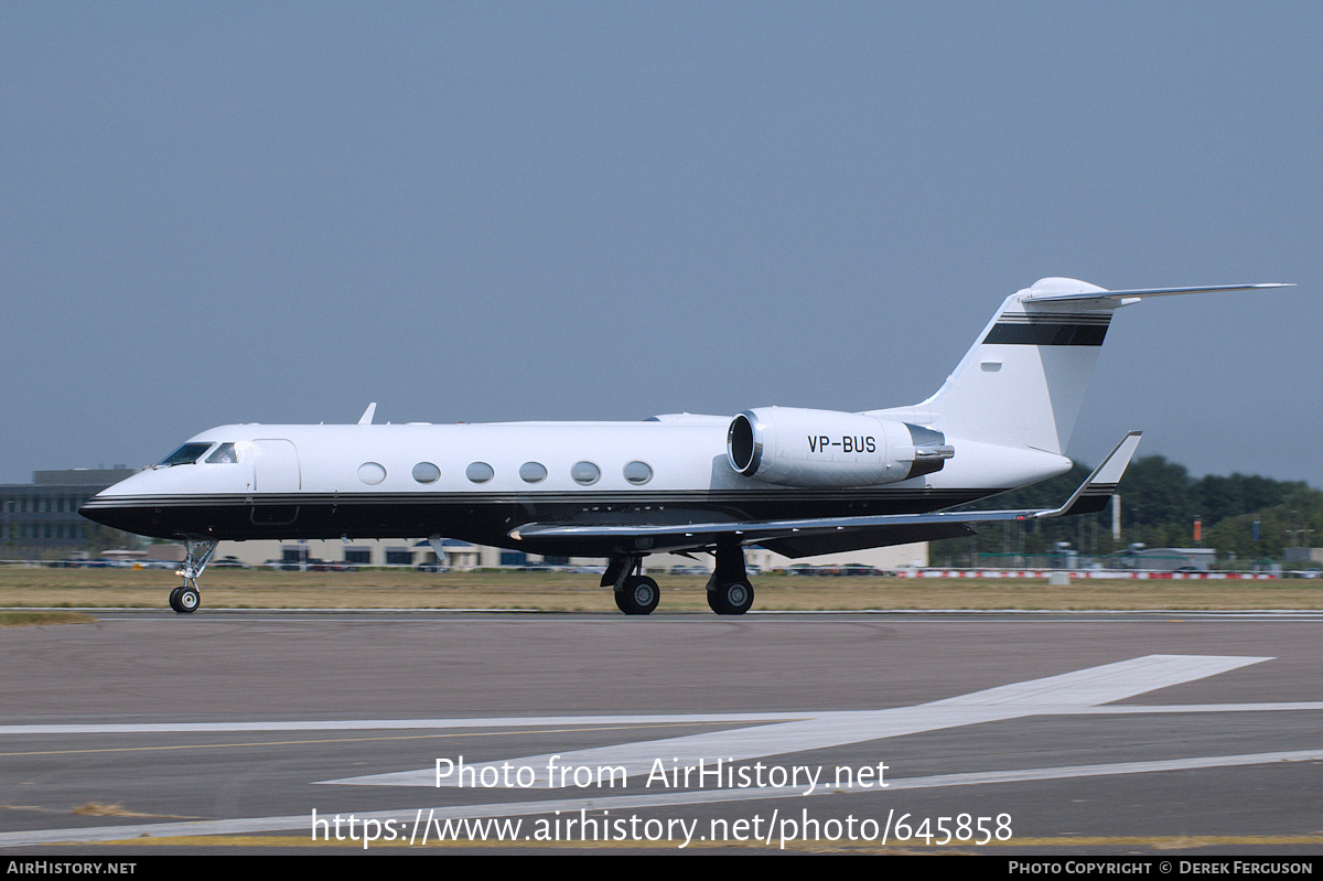 Aircraft Photo of VP-BUS | Gulfstream Aerospace G-IV Gulfstream IV | AirHistory.net #645858