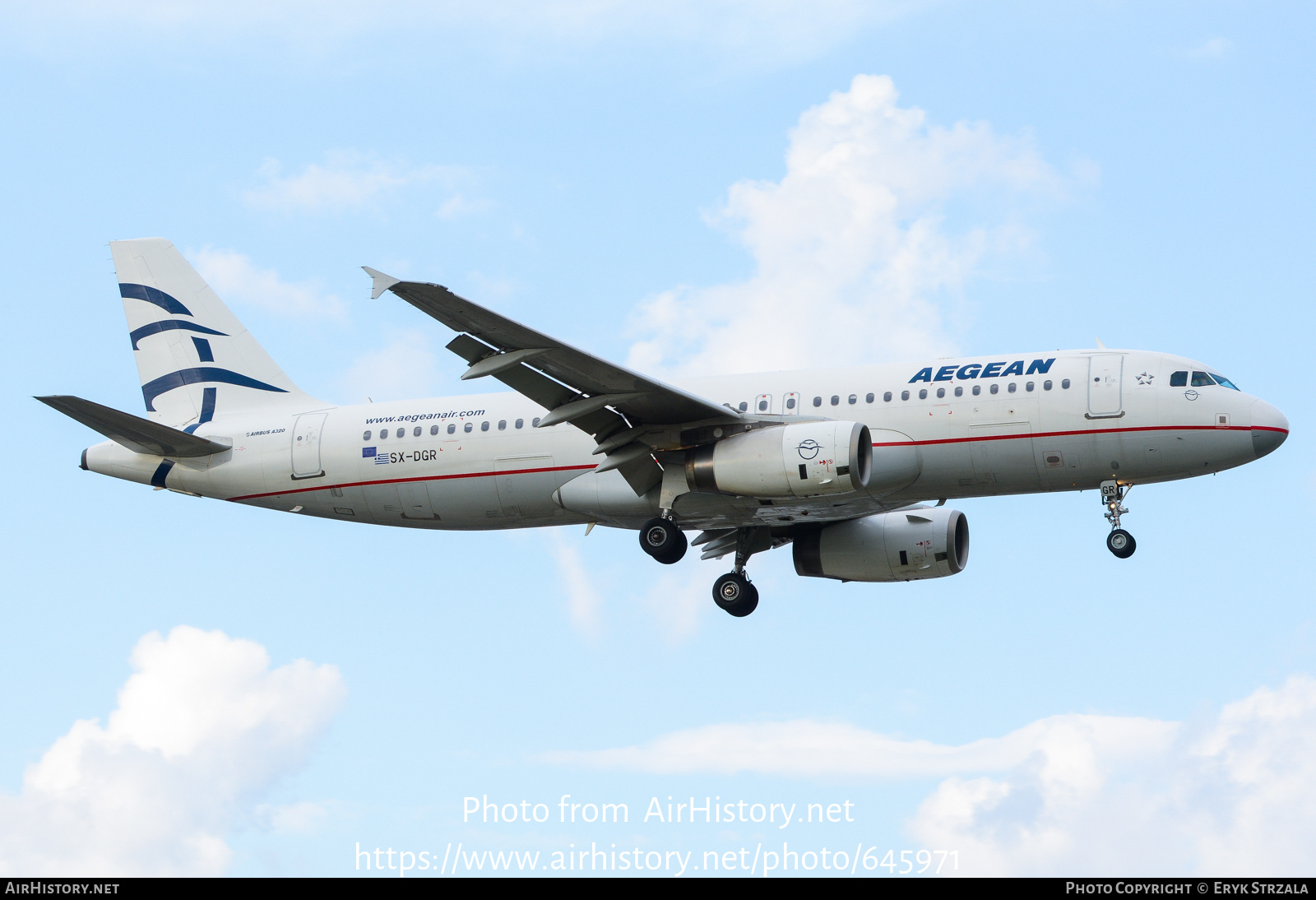 Aircraft Photo of SX-DGR | Airbus A320-232 | Aegean Airlines | AirHistory.net #645971