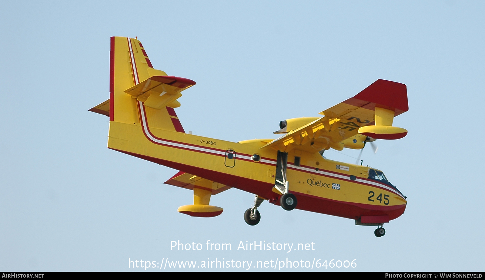 Aircraft Photo of C-GQBG | Canadair CL-415 (CL-215-6B11) | Gouvernement du Québec | AirHistory.net #646006