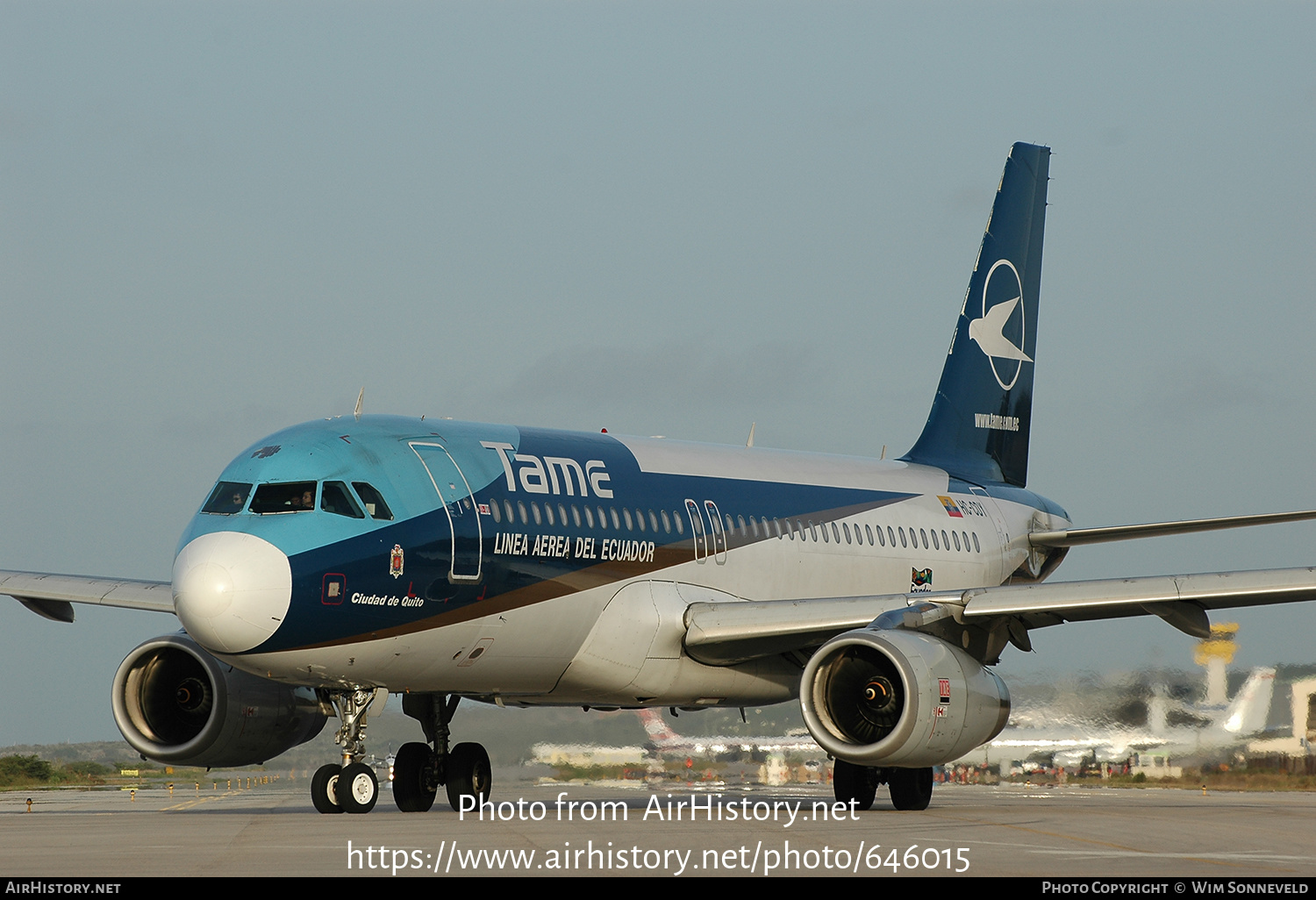 Aircraft Photo of HC-CDY | Airbus A320-232 | TAME Línea Aérea del Ecuador | AirHistory.net #646015