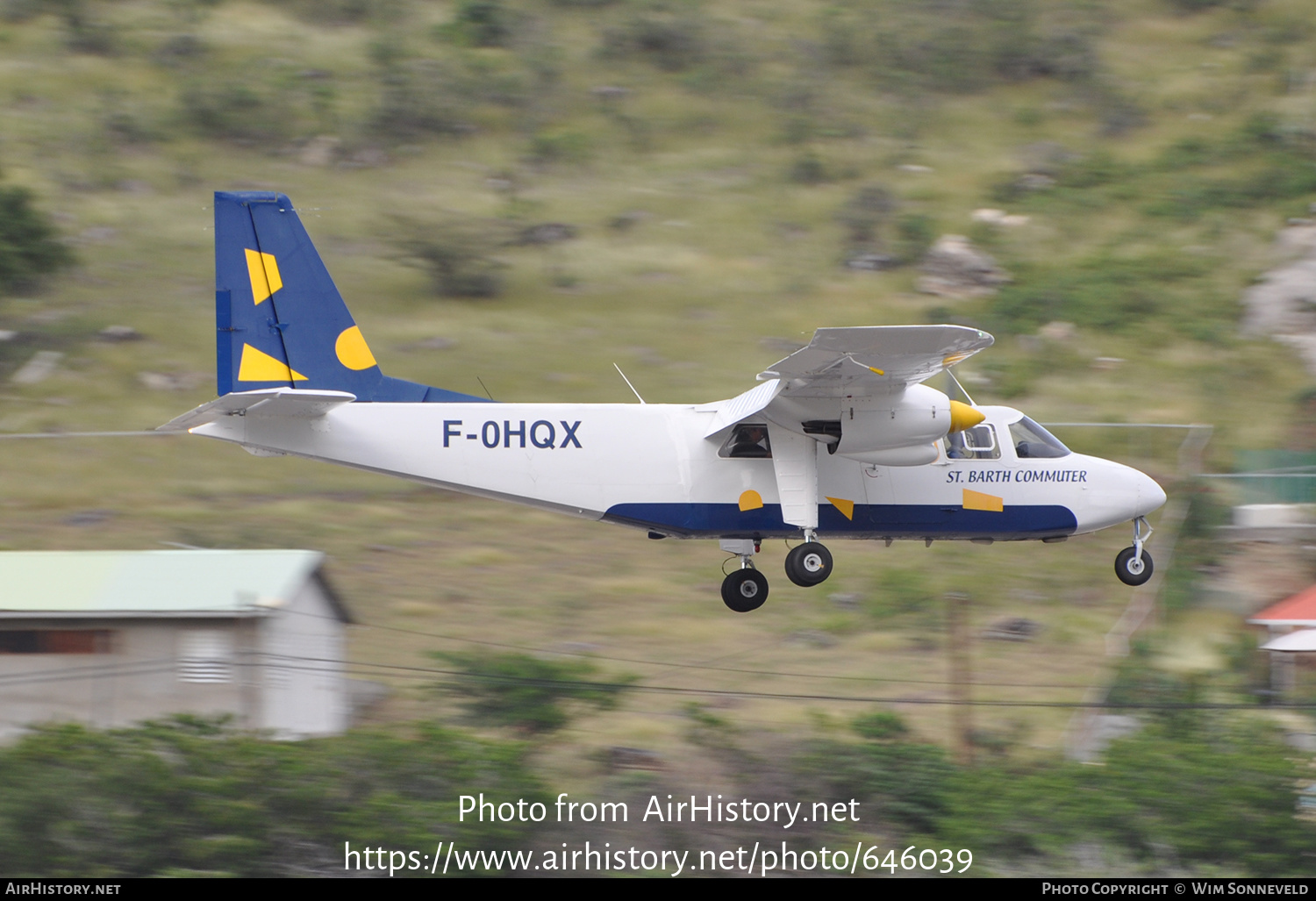 Aircraft Photo of F-OHQX | Britten-Norman BN-2A-26 Islander | St. Barth Commuter | AirHistory.net #646039