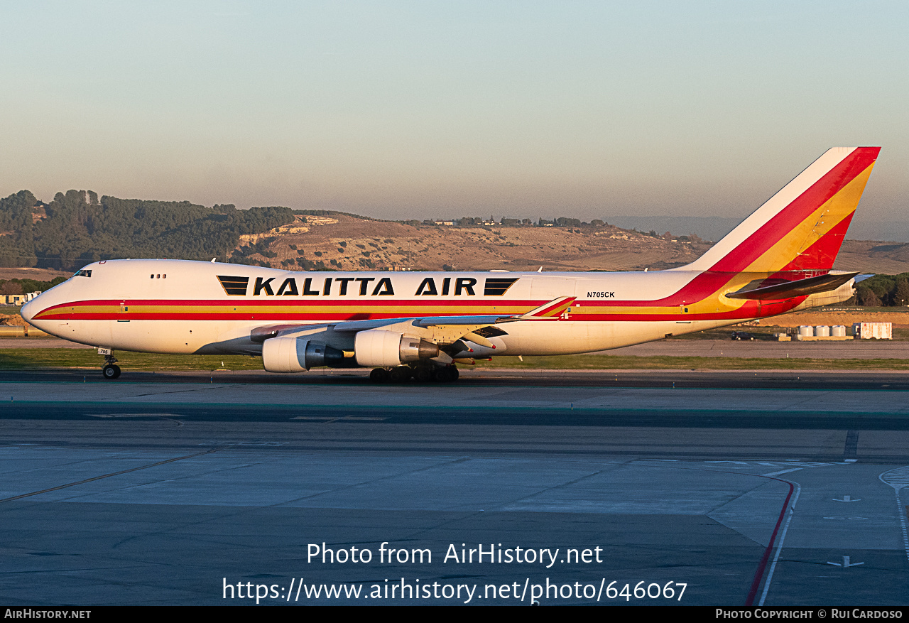 Aircraft Photo of N705CK | Boeing 747-4B5F/SCD | Kalitta Air | AirHistory.net #646067