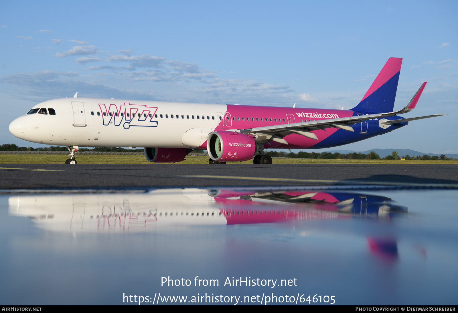 Aircraft Photo of 9H-WAC | Airbus A321-271NX | Wizz Air | AirHistory.net #646105