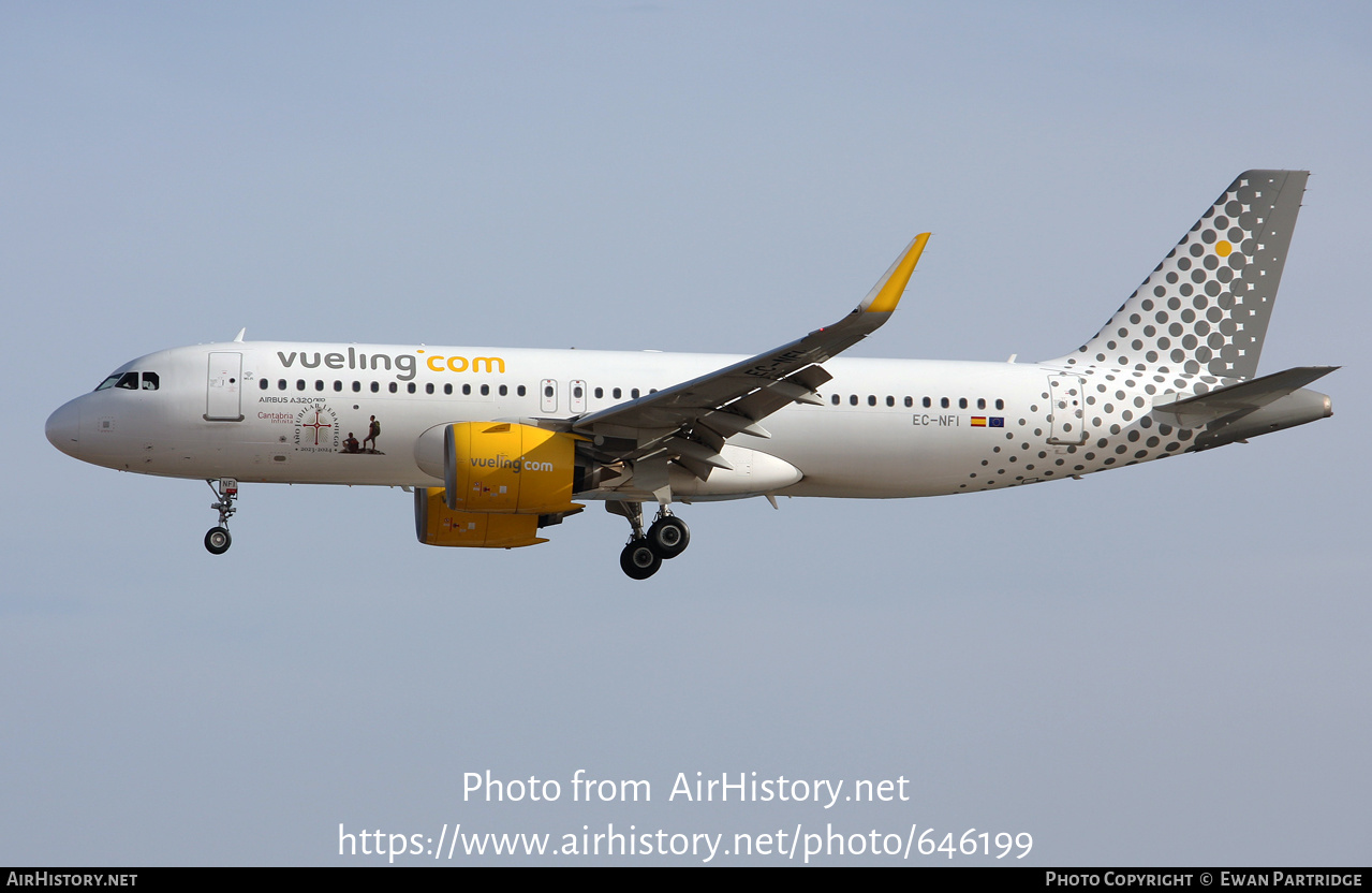 Aircraft Photo of EC-NFI | Airbus A320-271N | Vueling Airlines | AirHistory.net #646199