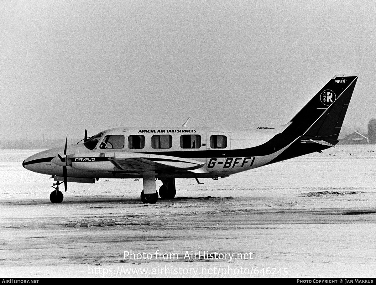 Aircraft Photo of G-BFFI | Piper PA-31-350 Navajo Chieftain | Apache Air Taxi Services | AirHistory.net #646245