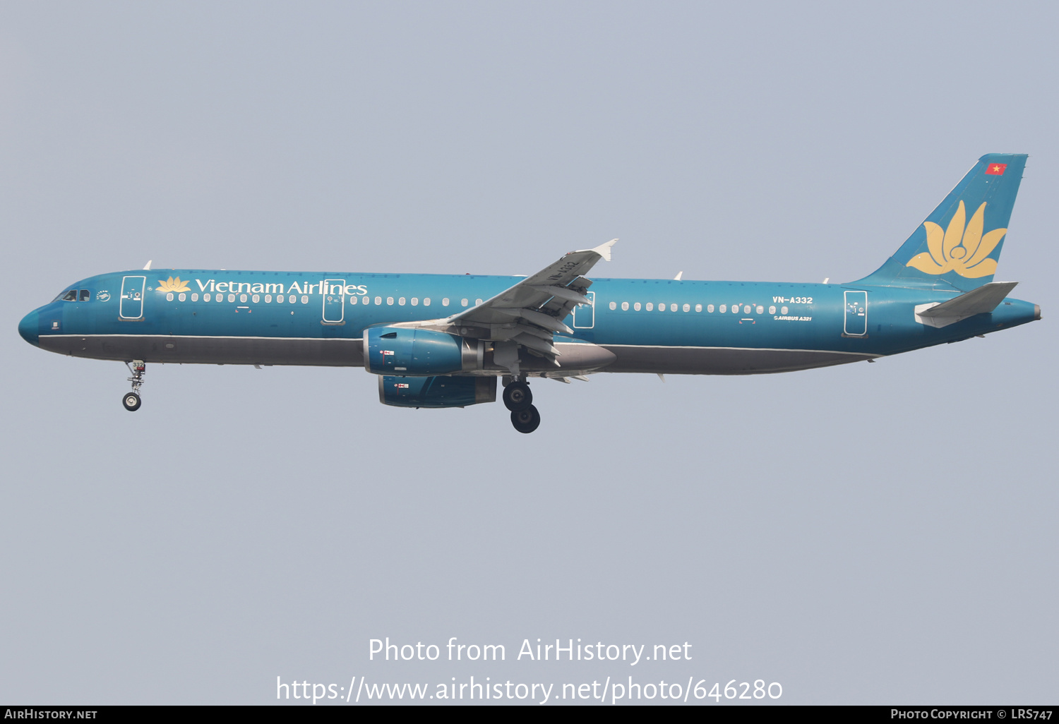 Aircraft Photo of VN-A332 | Airbus A321-231 | Vietnam Airlines | AirHistory.net #646280