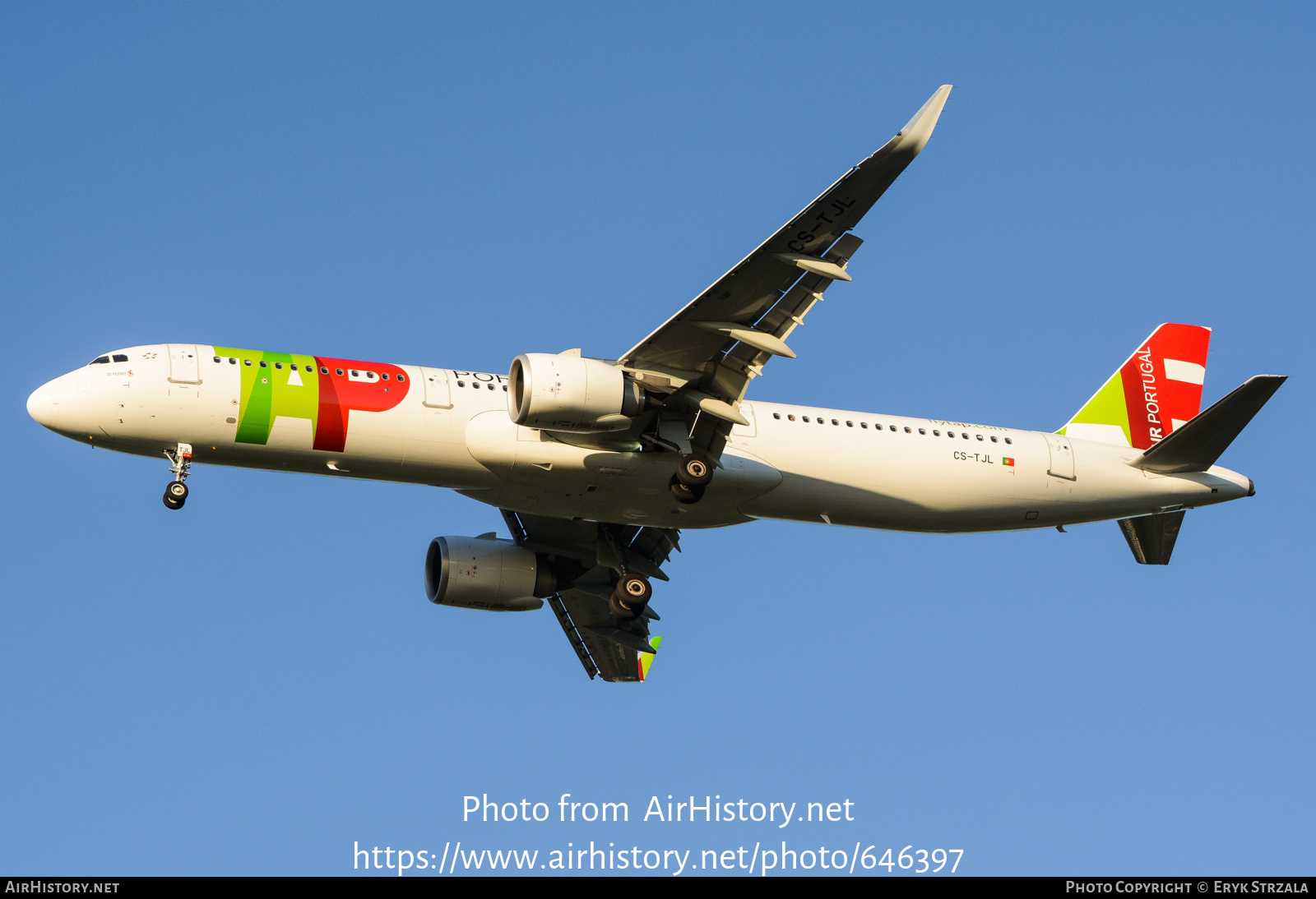 Aircraft Photo of CS-TJL | Airbus A321-251N | TAP Air Portugal | AirHistory.net #646397