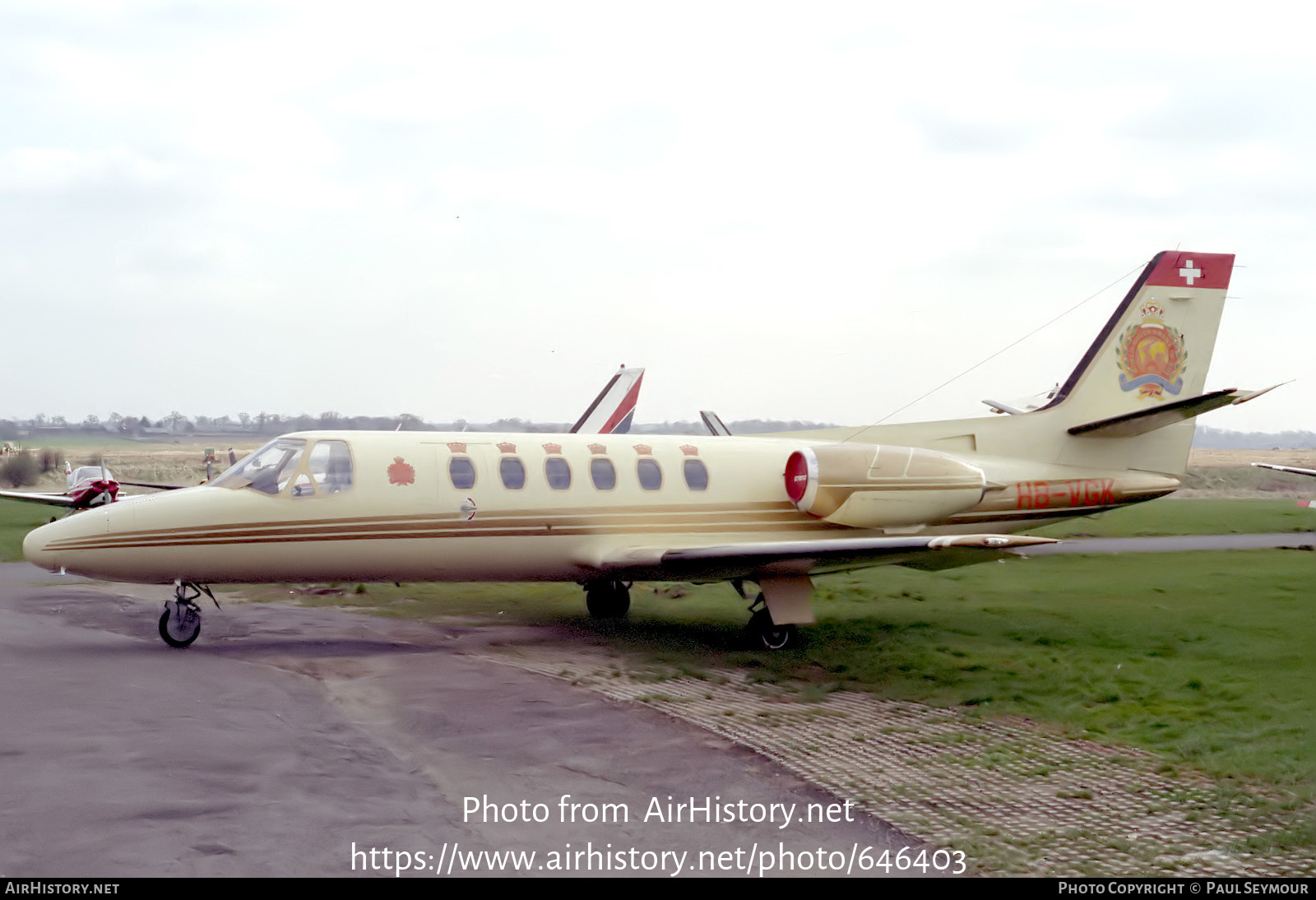 Aircraft Photo of HB-VGK | Cessna 551 Citation II/SP | AirHistory.net #646403