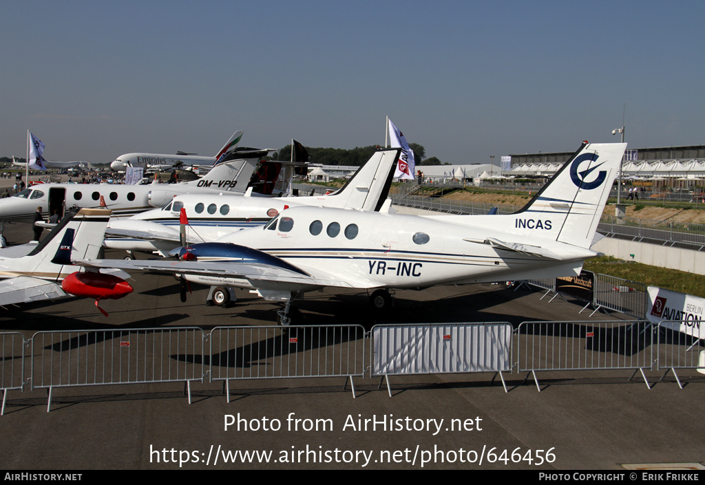 Aircraft Photo of YR-INC | Hawker Beechcraft C90GTi King Air | AirHistory.net #646456