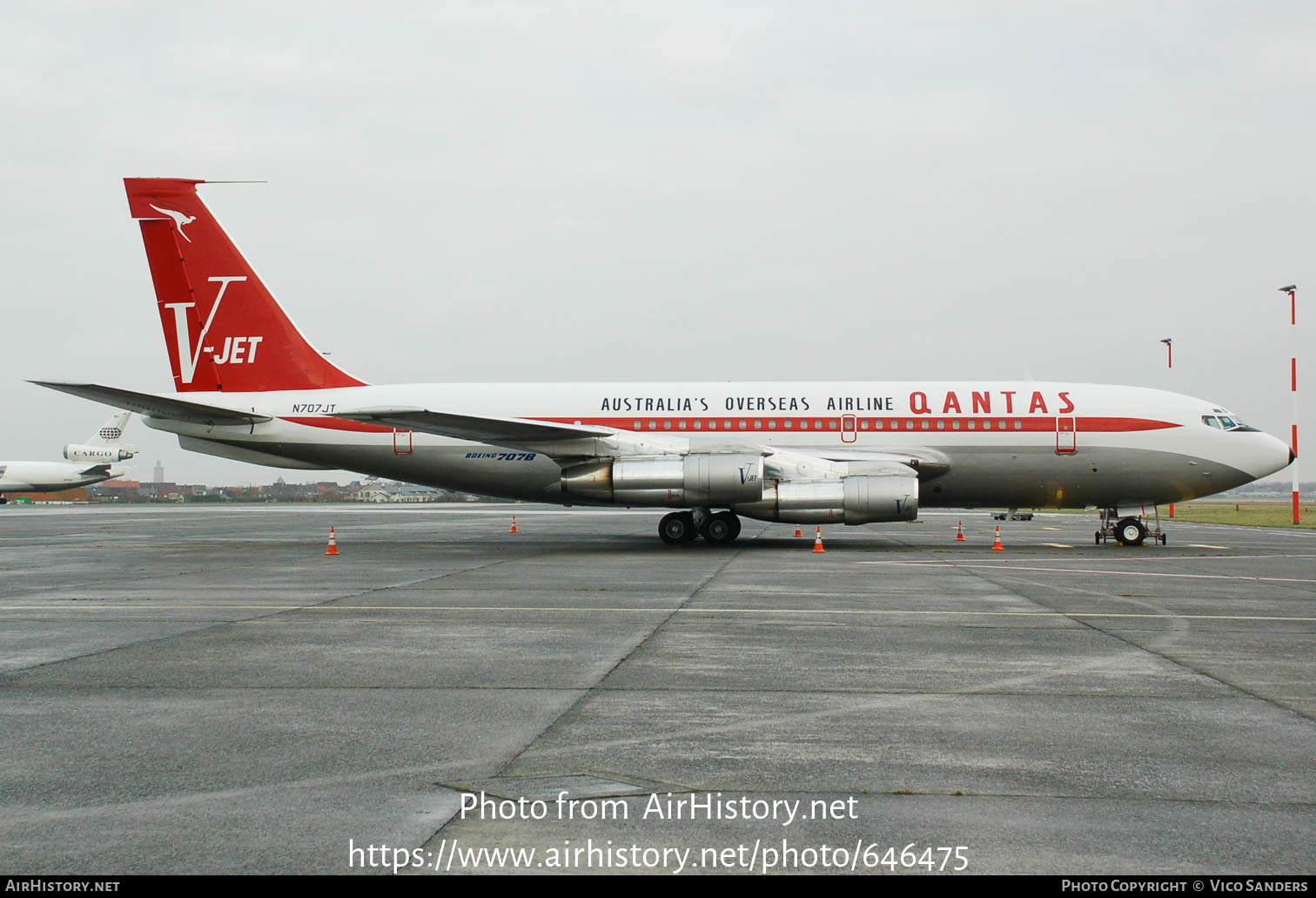 Aircraft Photo of N707JT | Boeing 707-138B | Qantas | AirHistory.net #646475