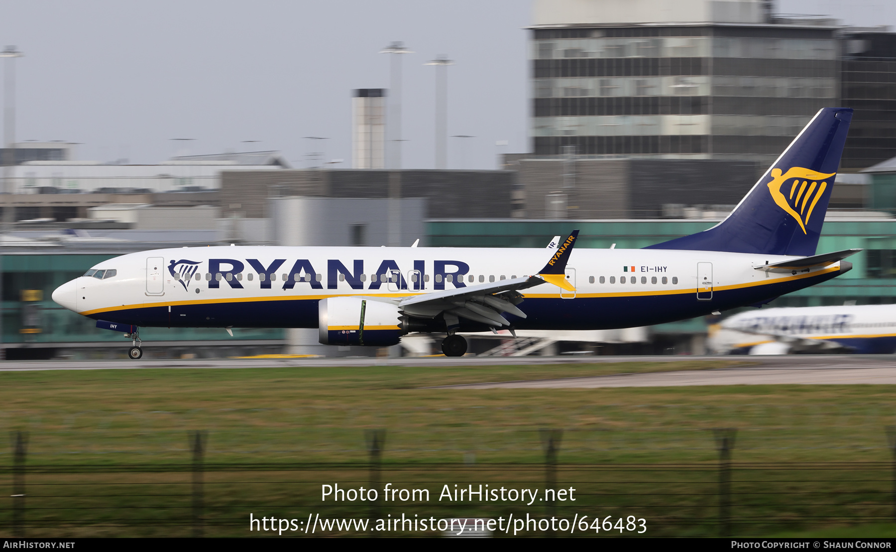 Aircraft Photo of EI-IHY | Boeing 737-8200 Max 200 | Ryanair | AirHistory.net #646483