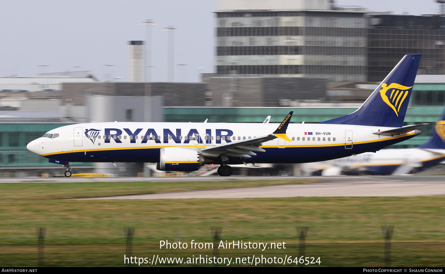 Aircraft Photo of 9H-VUN | Boeing 737-8200 Max 200 | Ryanair | AirHistory.net #646524