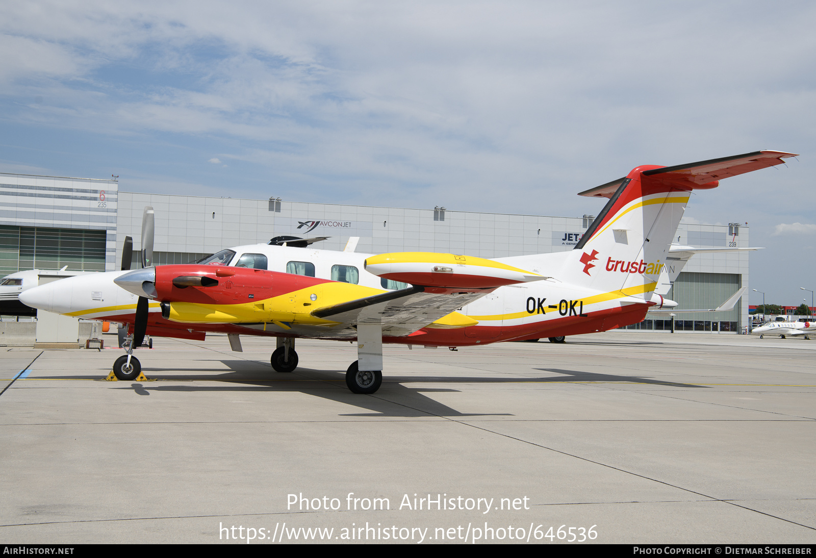 Aircraft Photo of OK-OKL | Piper PA-42-720 Cheyenne III | Trust Air | AirHistory.net #646536