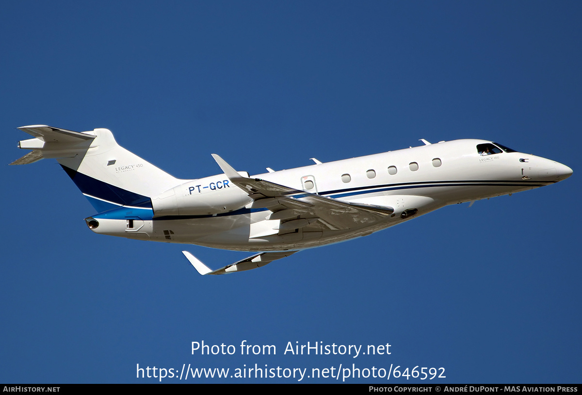 Aircraft Photo of PT-GCR | Embraer EMB-545 Legacy 450 | AirHistory.net #646592