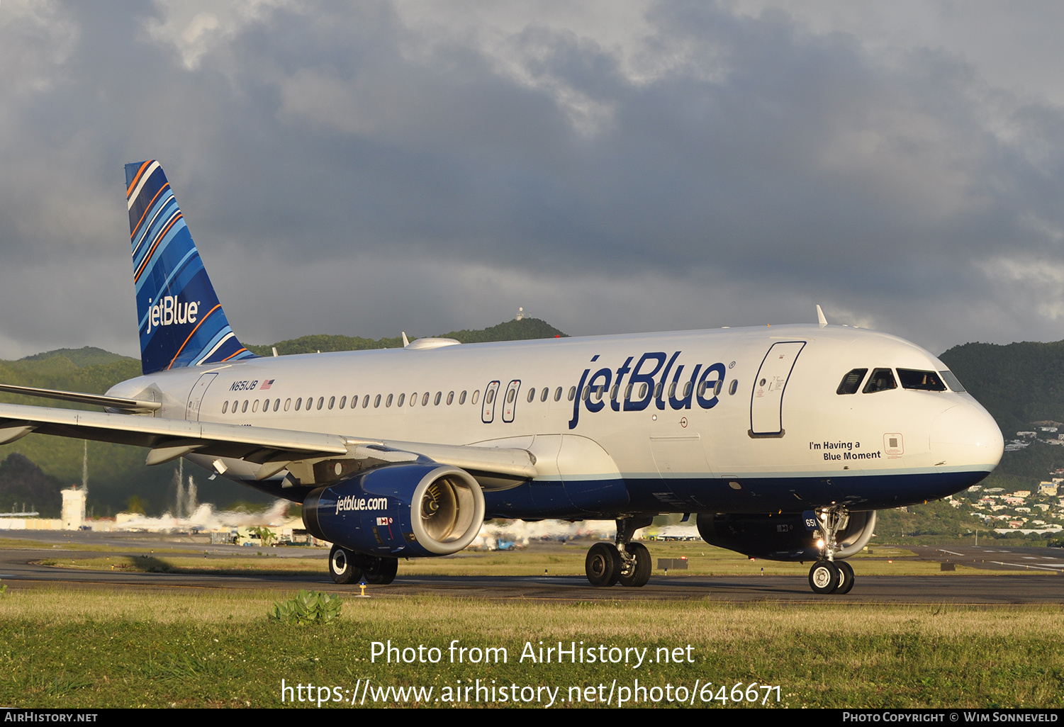 Aircraft Photo of N651JB | Airbus A320-232 | JetBlue Airways | AirHistory.net #646671