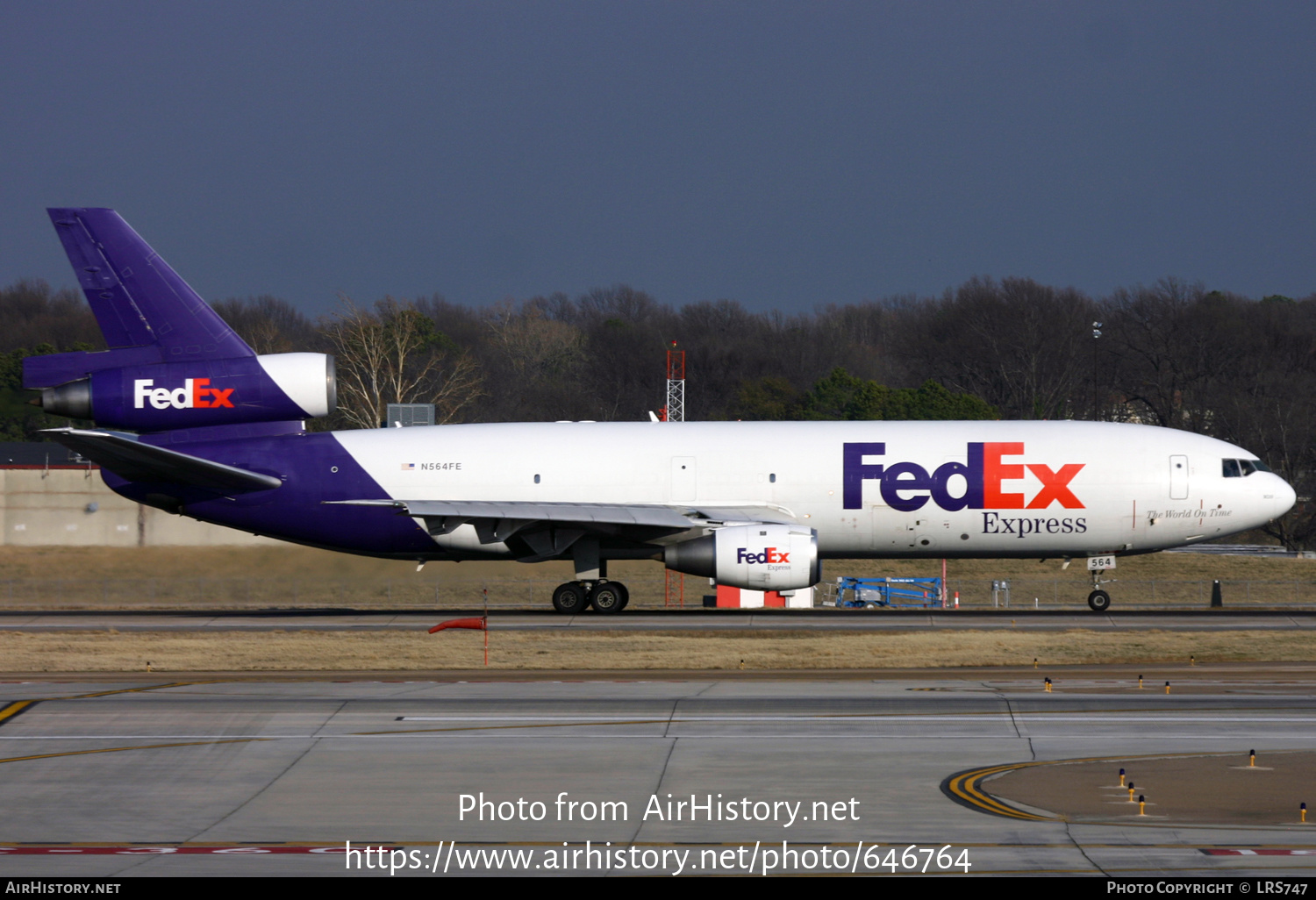 Aircraft Photo of N564FE | Boeing MD-10-10F | FedEx Express - Federal Express | AirHistory.net #646764