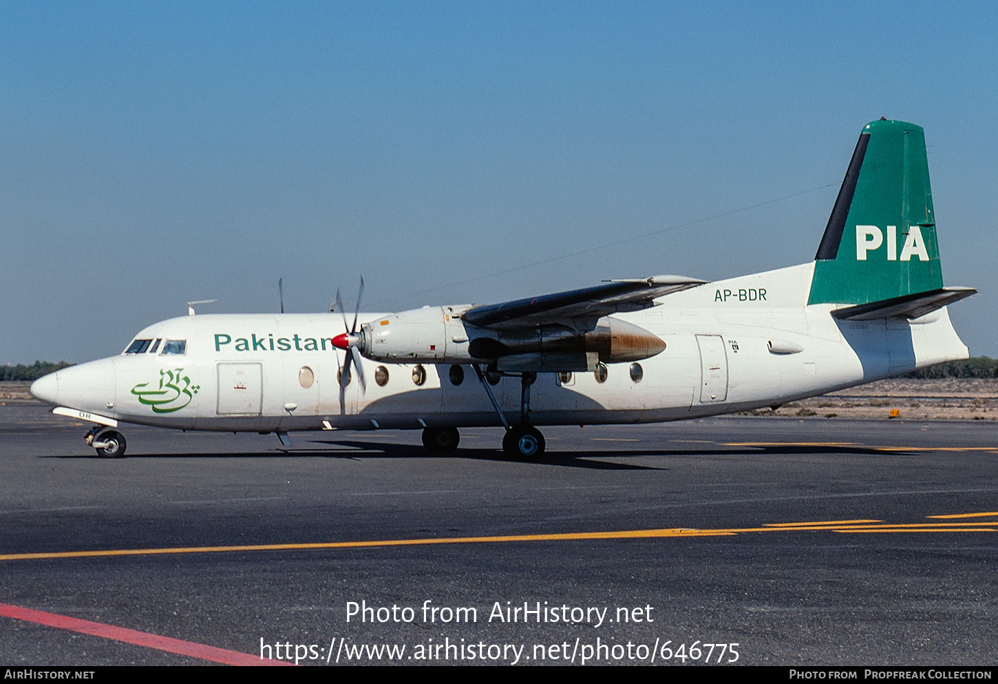 Aircraft Photo of AP-BDR | Fokker F27-200 Friendship | Pakistan International Airlines - PIA | AirHistory.net #646775