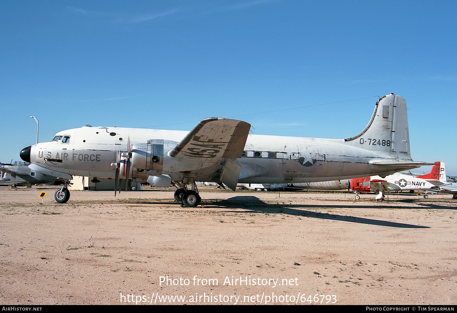 Aircraft Photo of 42-72488 / 0-72488 | Douglas C-54D Skymaster | USA - Air Force | AirHistory.net #646793