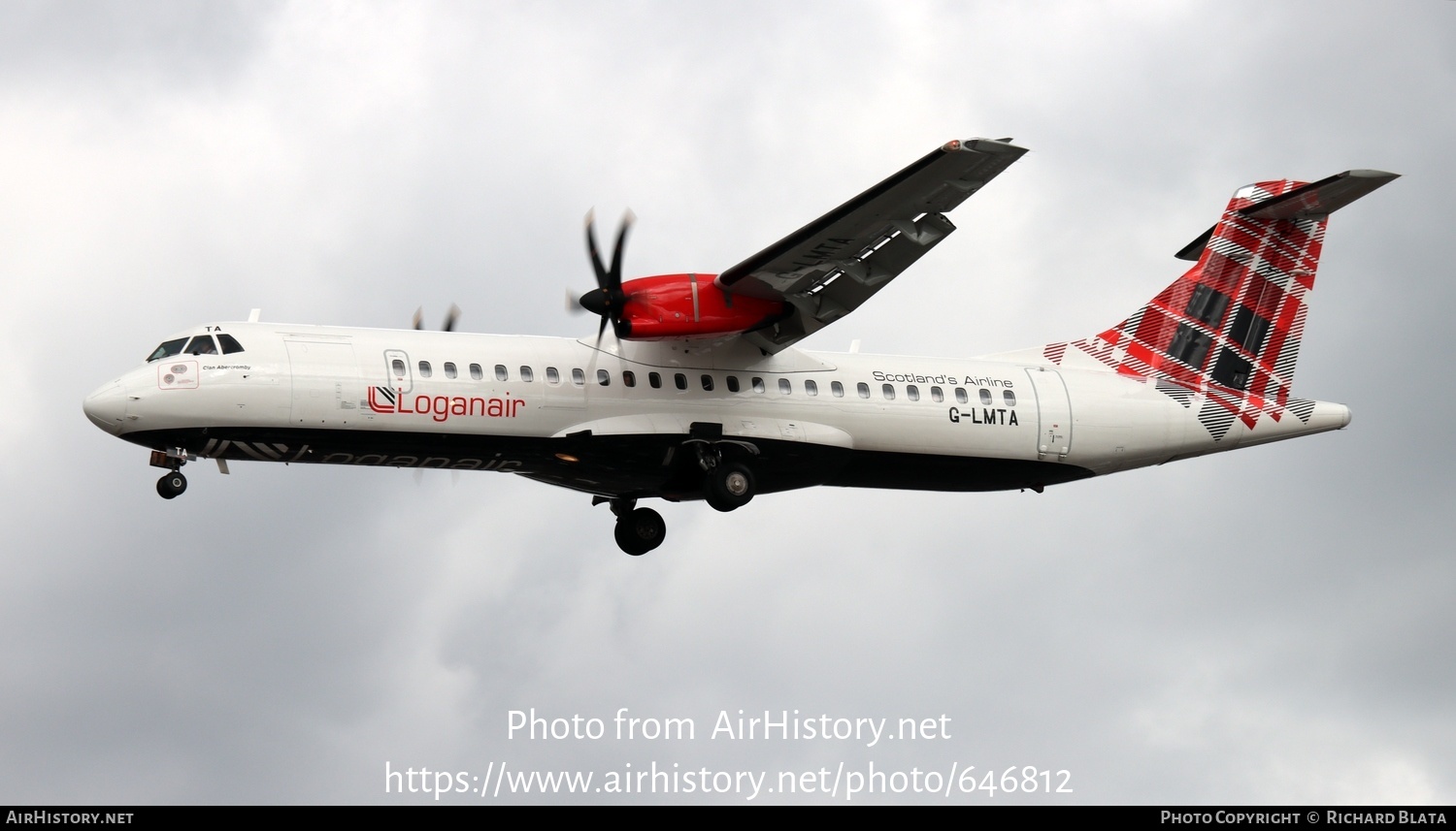 Aircraft Photo of G-LMTA | ATR ATR-72-600 (ATR-72-212A) | Loganair | AirHistory.net #646812