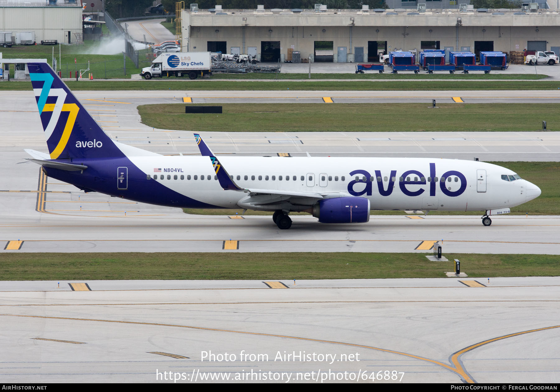 Aircraft Photo of N804VL | Boeing 737-86N | Avelo Airlines | AirHistory.net #646887