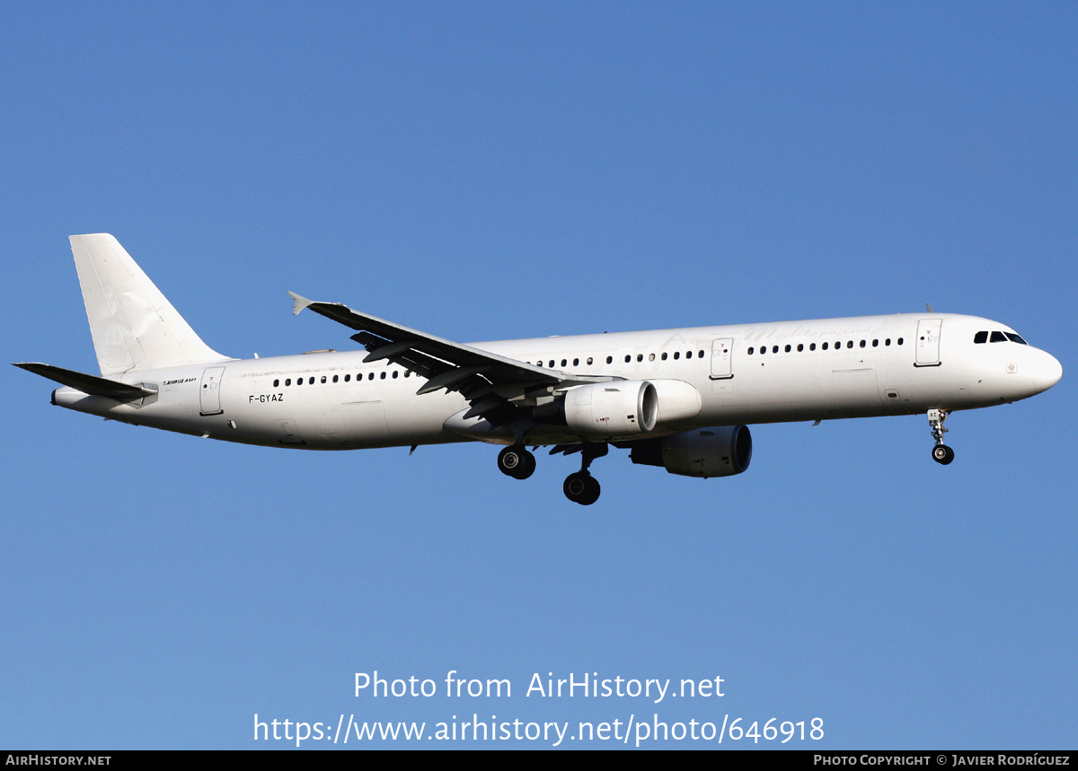 Aircraft Photo of F-GYAZ | Airbus A321-111 | AirHistory.net #646918