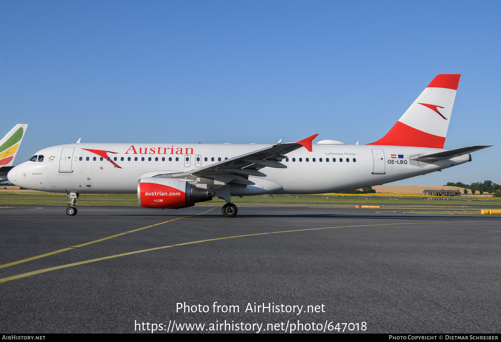 Aircraft Photo of OE-LBQ | Airbus A320-214 | Austrian Airlines | AirHistory.net #647018