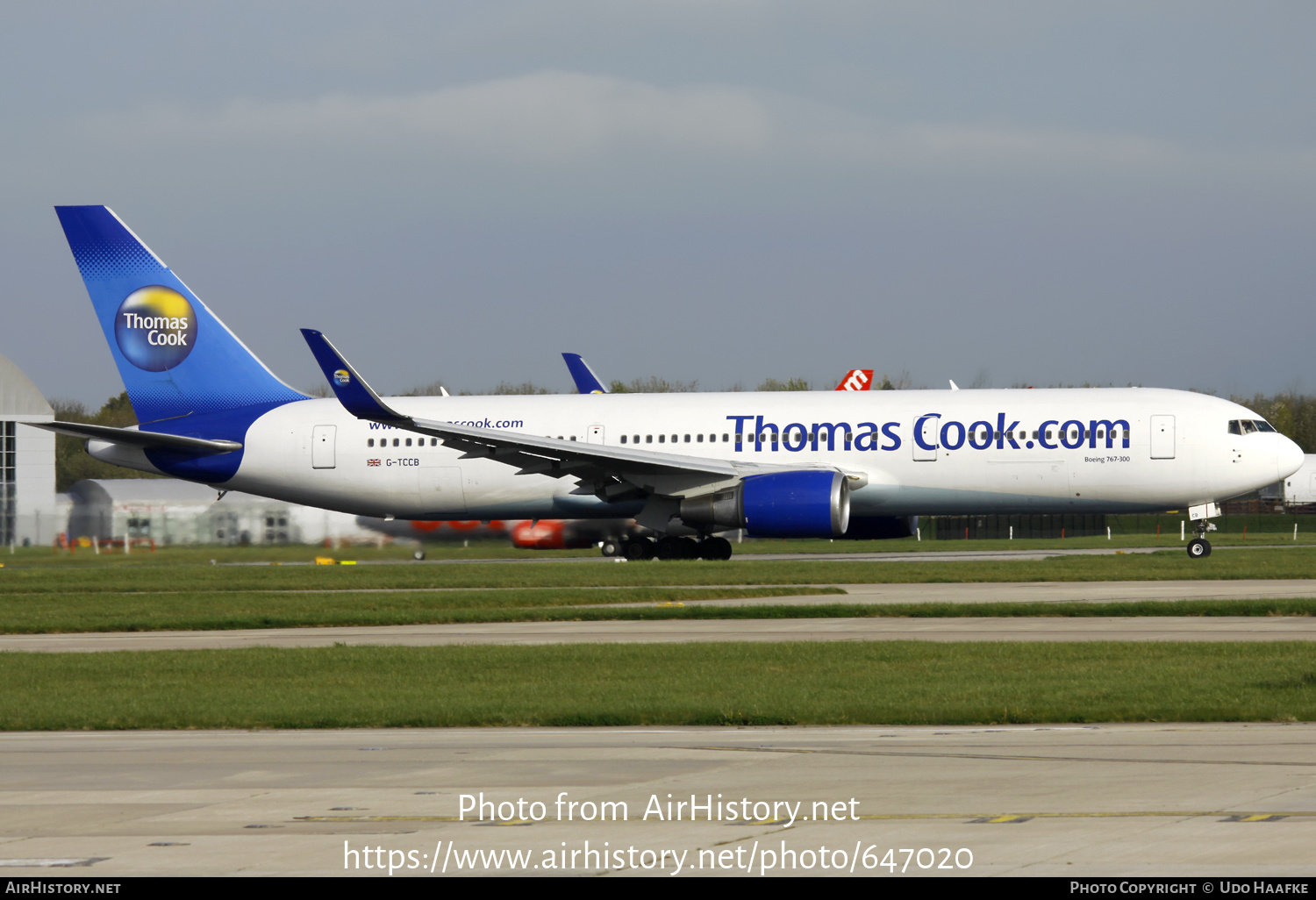 Aircraft Photo of G-TCCB | Boeing 767-31K/ER | Thomas Cook Airlines | AirHistory.net #647020