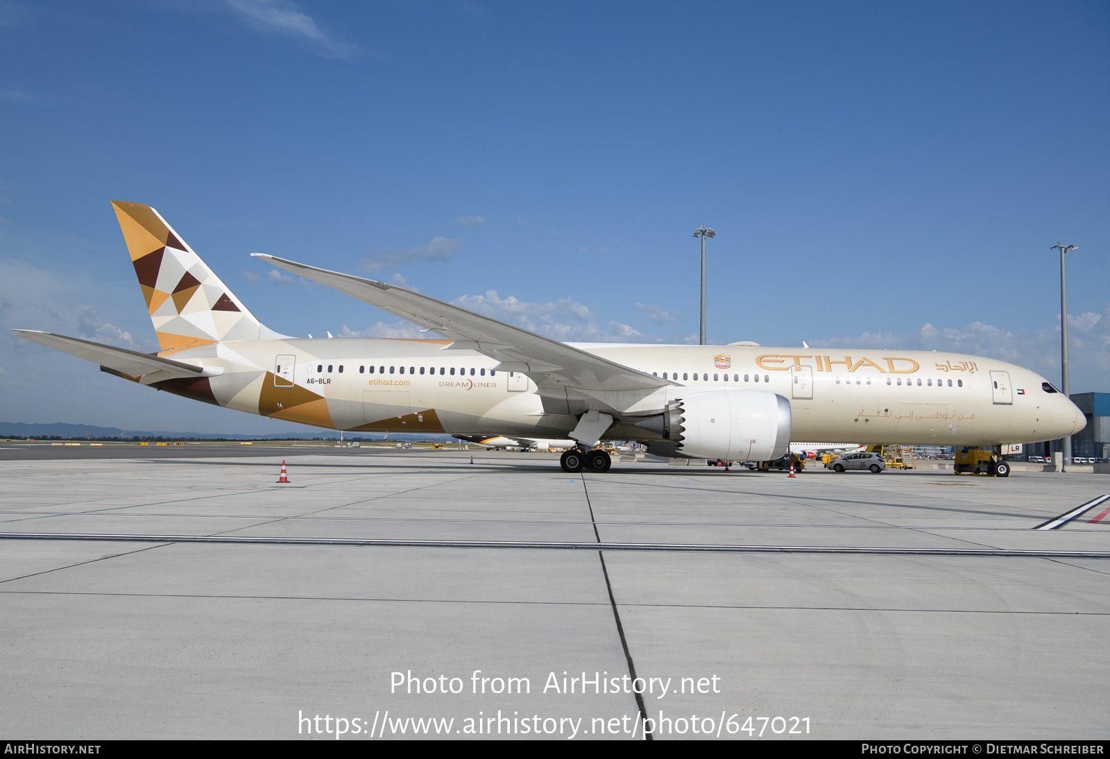 Aircraft Photo Of A6-BLR | Boeing 787-9 Dreamliner | Etihad Airways ...