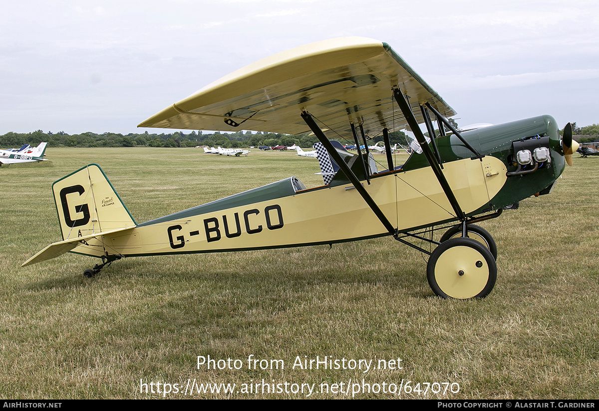 Aircraft Photo of G-BUCO | Pietenpol Air Camper | AirHistory.net #647070