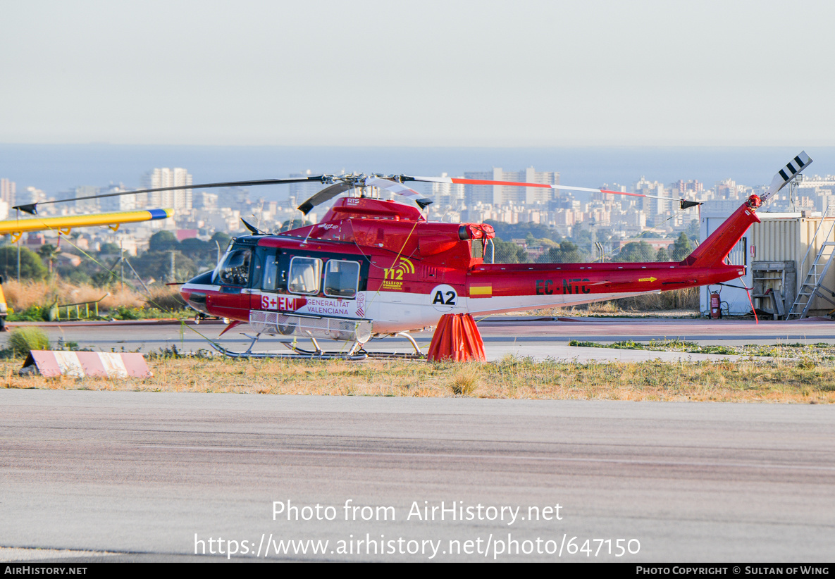 Aircraft Photo of EC-NTC | Bell 412EP | Generalitat Valenciana | AirHistory.net #647150