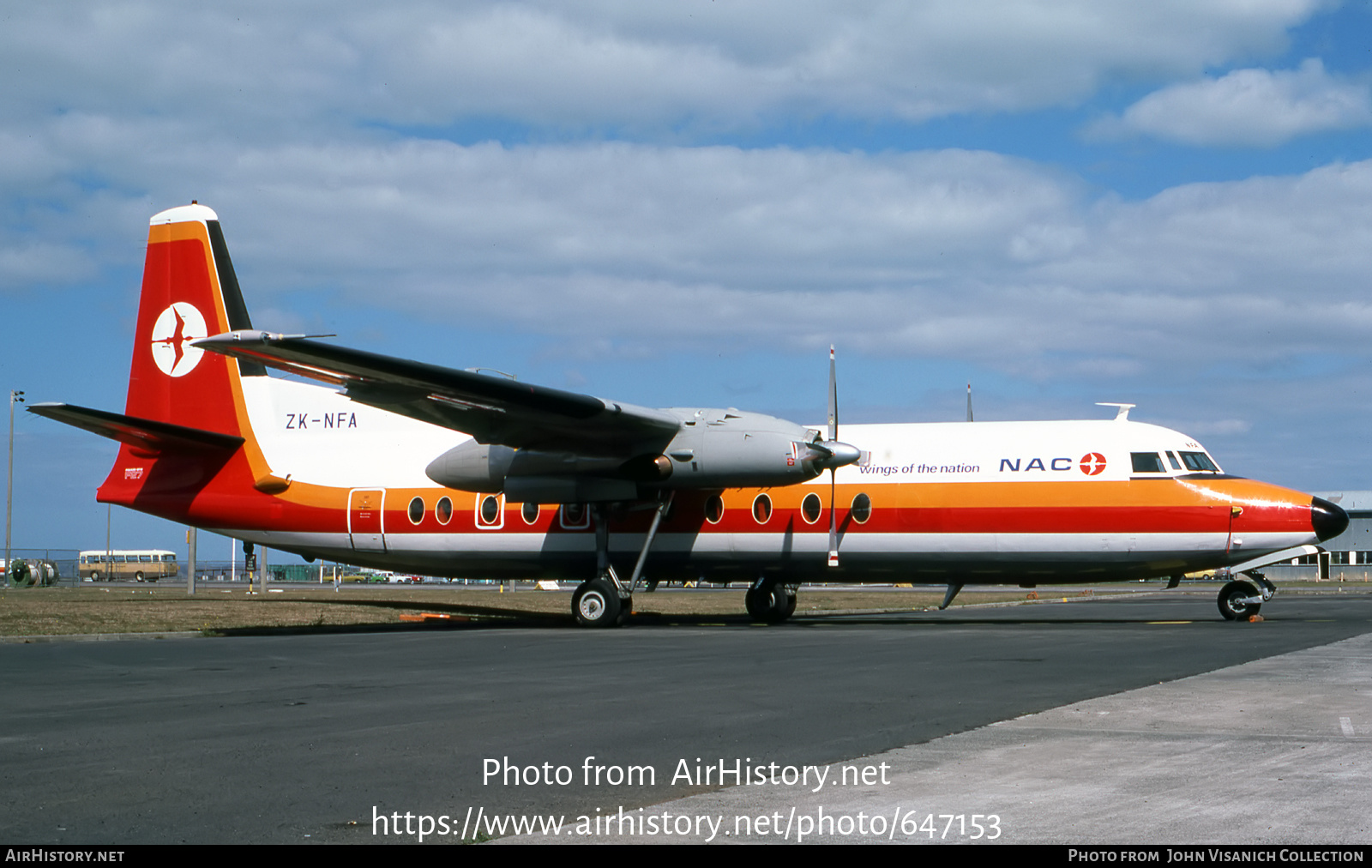 Aircraft Photo of ZK-NFA | Fokker F27-500F Friendship | New Zealand National Airways Corporation - NAC | AirHistory.net #647153