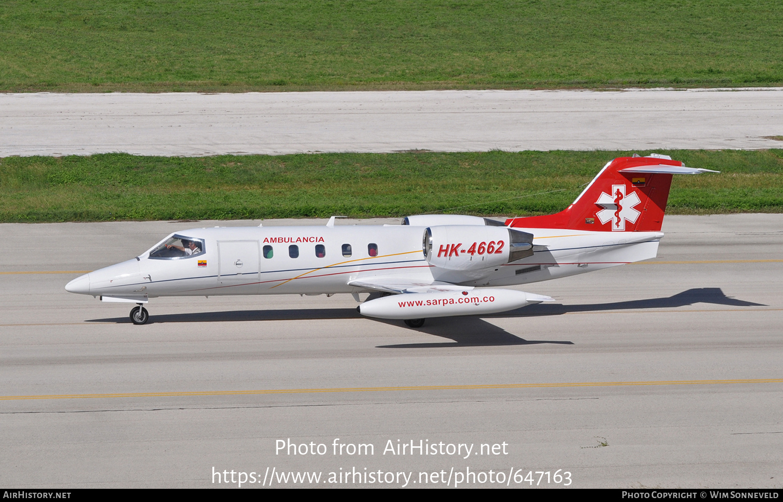 Aircraft Photo of HK-4662 | Learjet C-21A (35A) | SARPA - Servicios Aéreos Panamericanos | AirHistory.net #647163