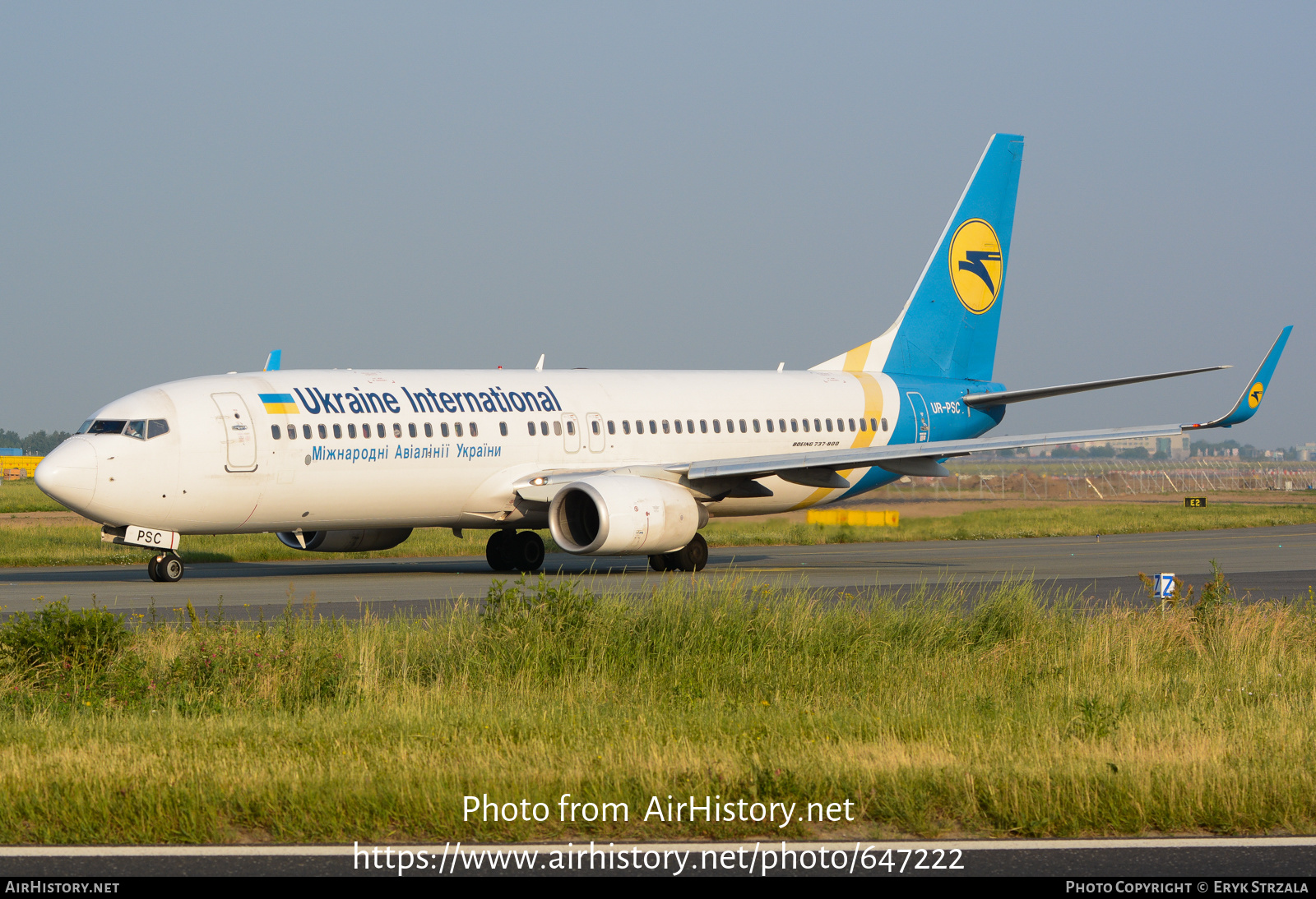 Aircraft Photo of UR-PSC | Boeing 737-8HX | Ukraine International Airlines | AirHistory.net #647222