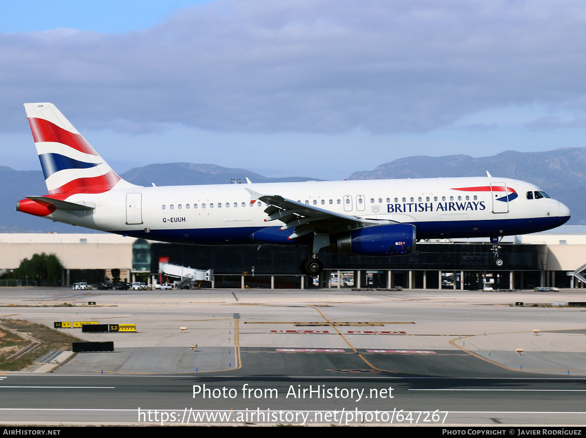 Aircraft Photo of G-EUUH | Airbus A320-232 | British Airways | AirHistory.net #647267