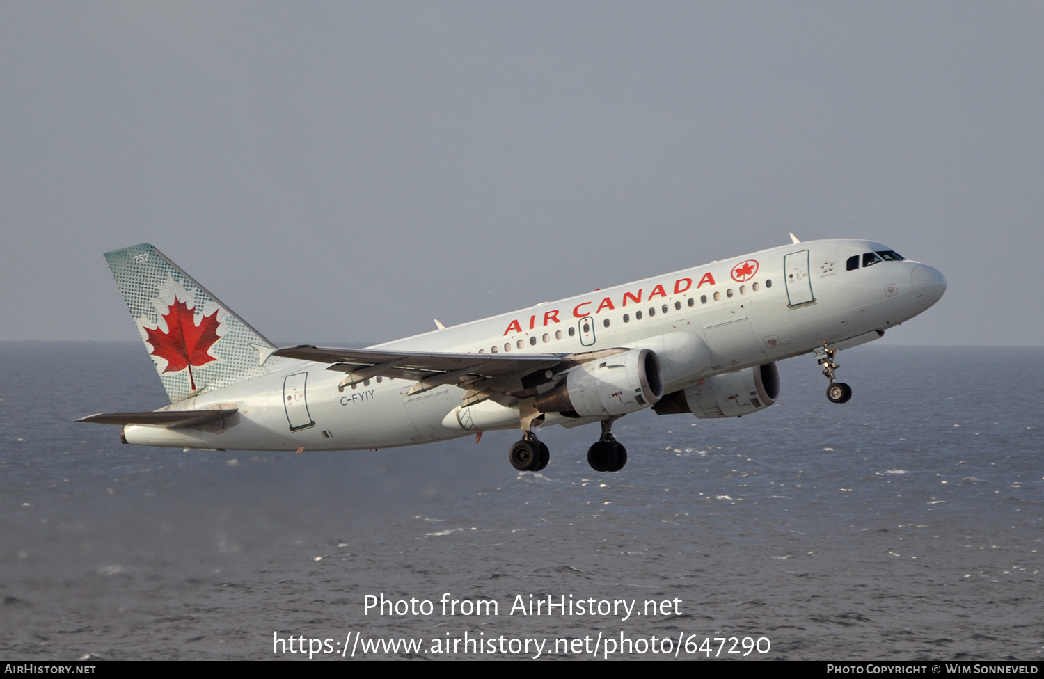 Aircraft Photo of C-FYIY | Airbus A319-114 | Air Canada | AirHistory.net #647290