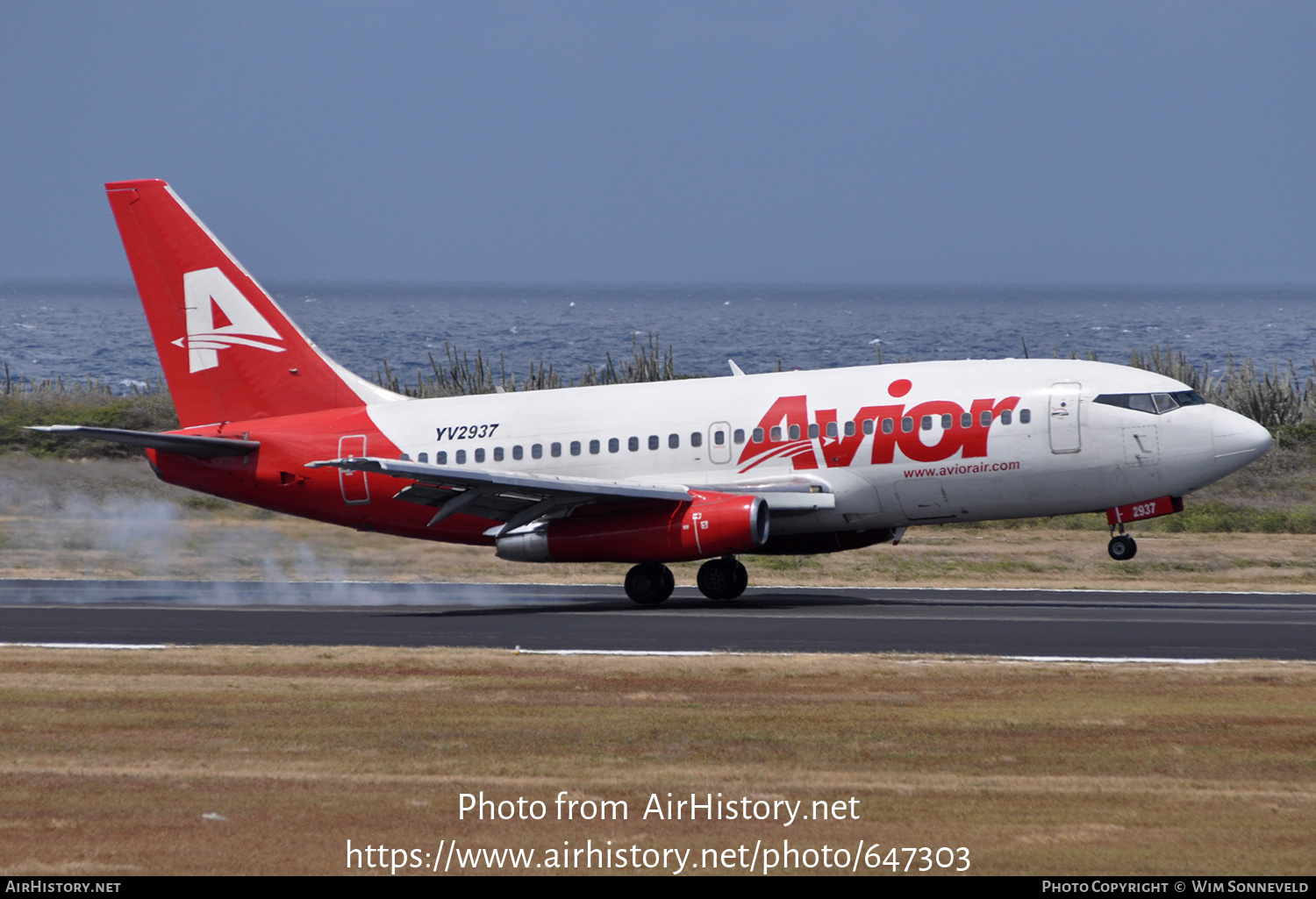 Aircraft Photo Of Yv2937 Boeing 737 2y5adv Avior Airlines 647303 0680