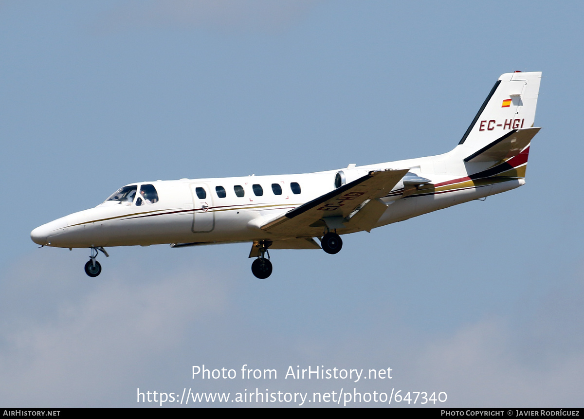 Aircraft Photo of EC-HGI | Cessna 550 Citation II | AirHistory.net #647340