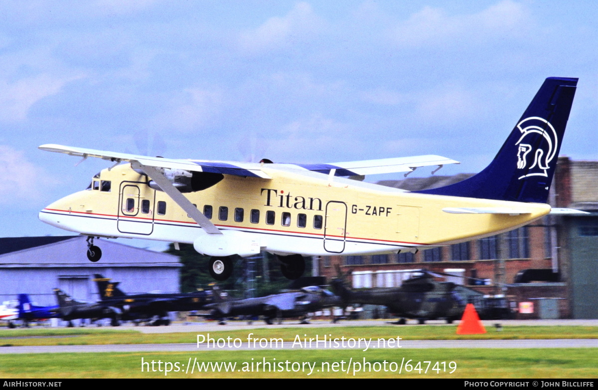 Aircraft Photo of G-ZAPF | Short 360-300 | Titan Airways | AirHistory.net #647419