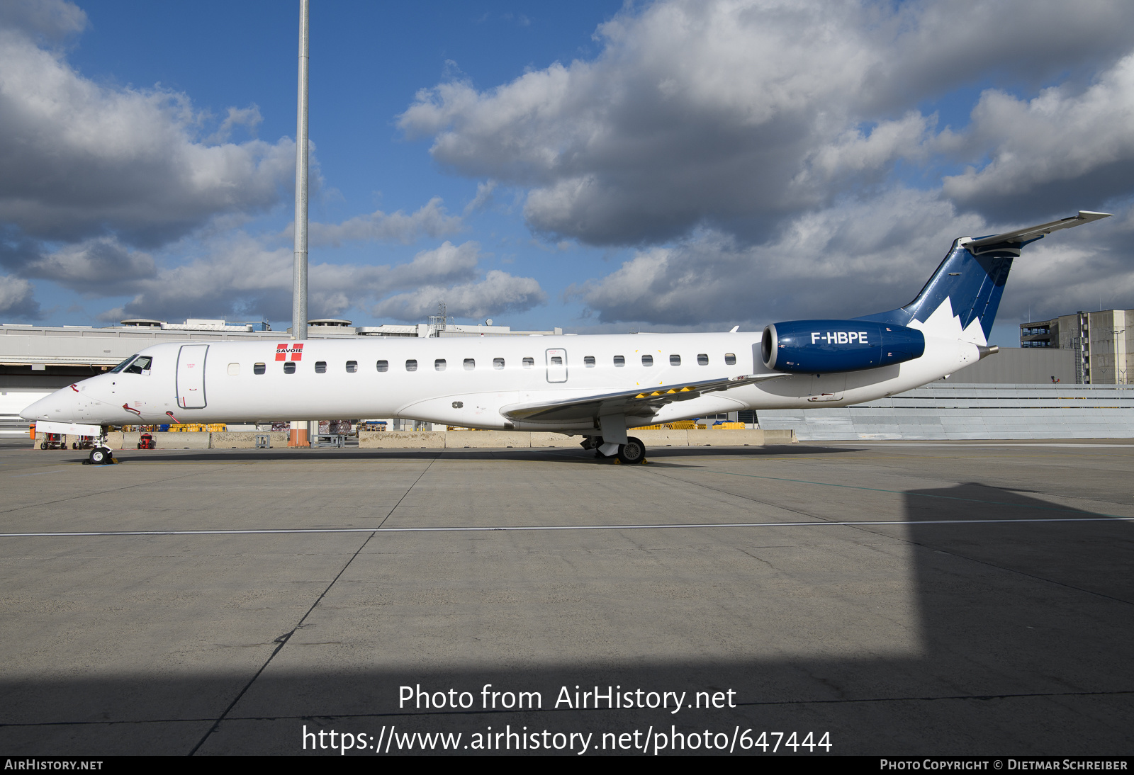 Aircraft Photo of F-HBPE | Embraer ERJ-145LR (EMB-145LR) | Pan Europeenne Air Service | AirHistory.net #647444