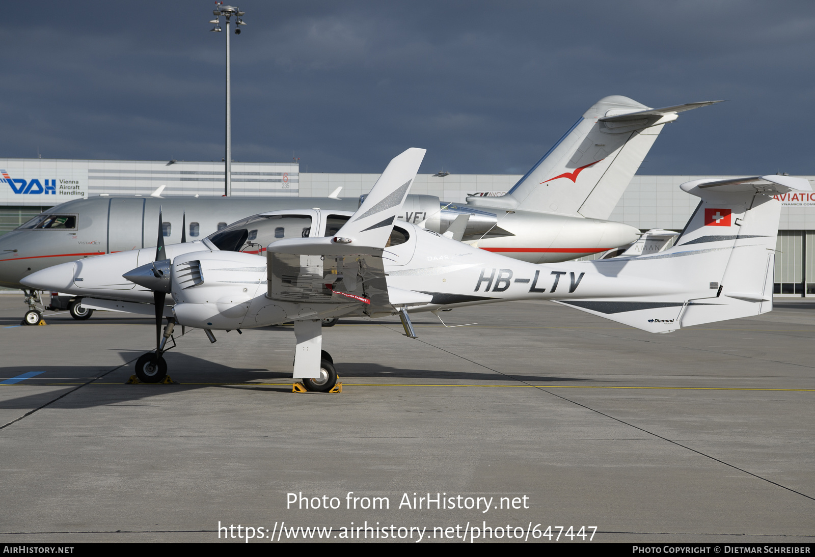 Aircraft Photo of HB-LTV | Diamond DA42 Twin Star | AirHistory.net #647447