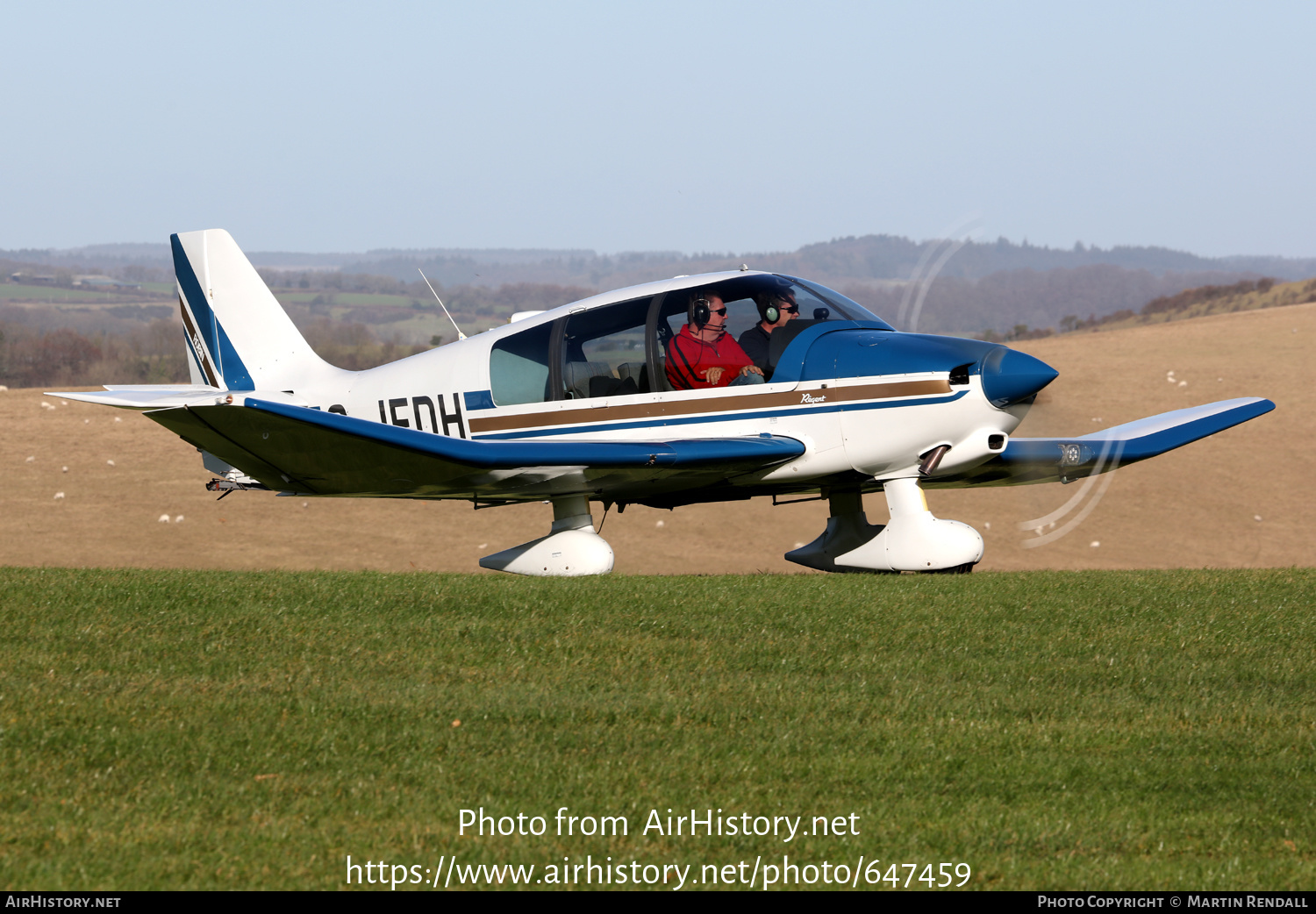 Aircraft Photo of G-JEDH | Robin DR-400-180 Regent | AirHistory.net #647459