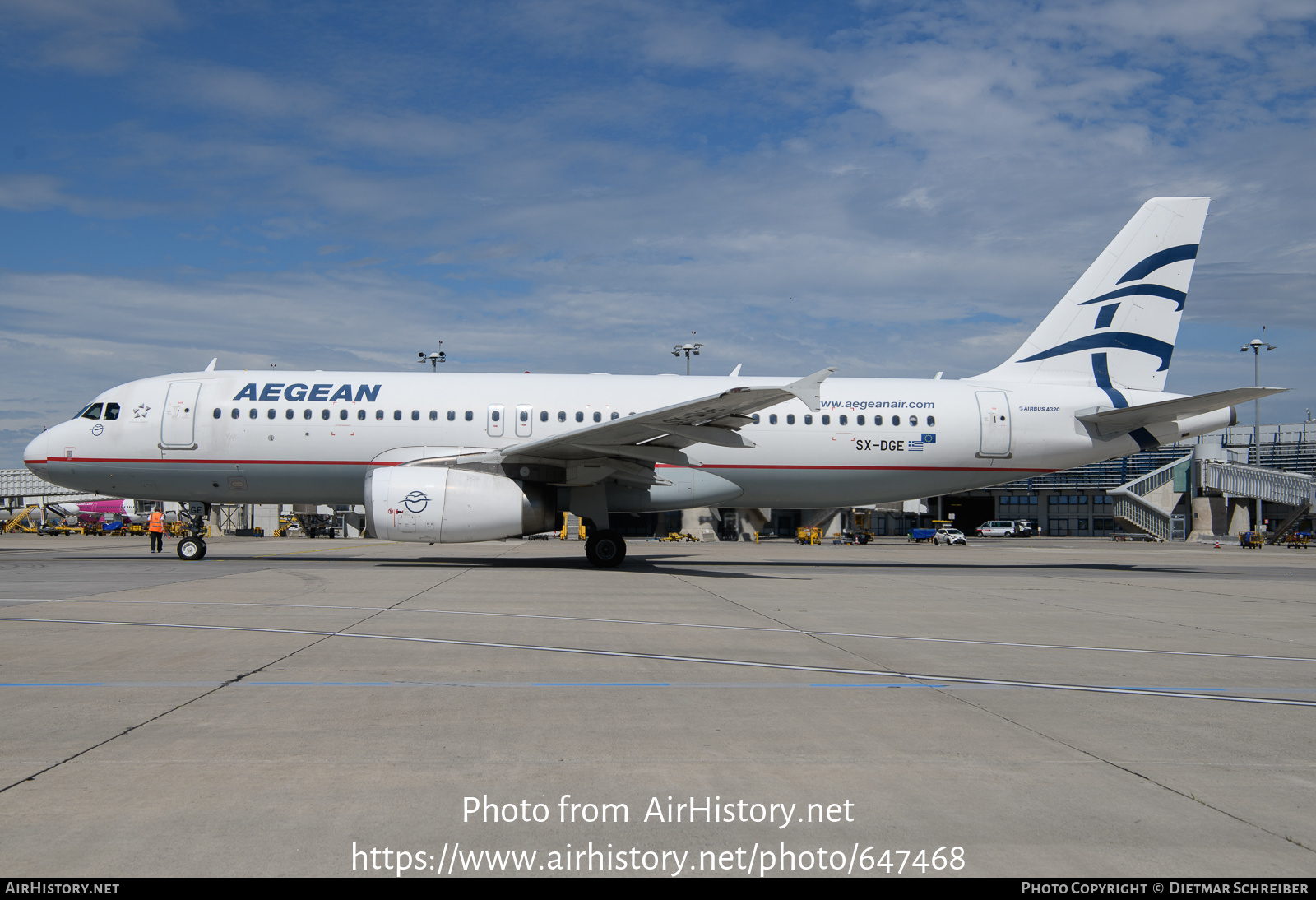 Aircraft Photo of SX-DGE | Airbus A320-232 | Aegean Airlines | AirHistory.net #647468