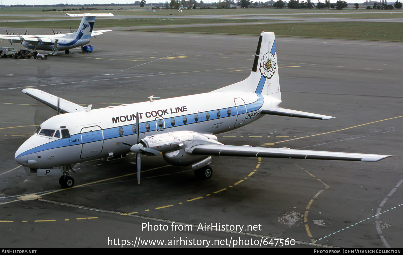 Aircraft Photo of ZK-MCP | Hawker Siddeley HS-748 Srs2/233 | Mount Cook Airline | AirHistory.net #647560